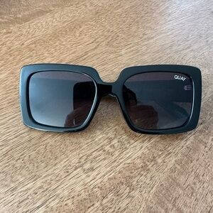 Quay Australia Bold Black Oversized Sunglasses